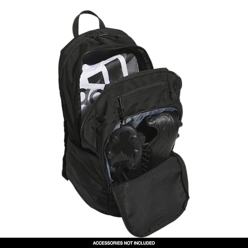 Image of adidas Defender 5 Backpack for Sports, Gym, School and Travel, 33L, Black /White, OSFA