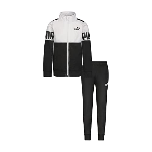 Puma Boys Track Jacket & Jogger Pants Set, Puma White, 5T Us #TOP18