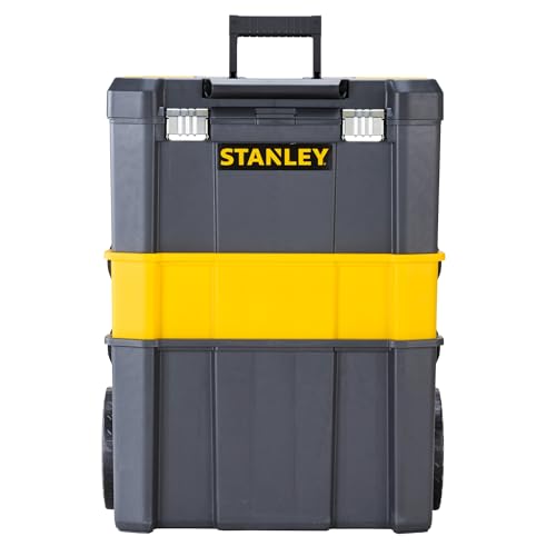 STANLEY Essential Rolling Workshop Toolbox, 3-in1 Stackable Units, Portable Tool Solution, STST1-80151 31 STANLEY Essential Rolling Workshop Toolbox, 3-in1 Stackable Units, Portable Tool Solution, STST1-80151 - Image 31