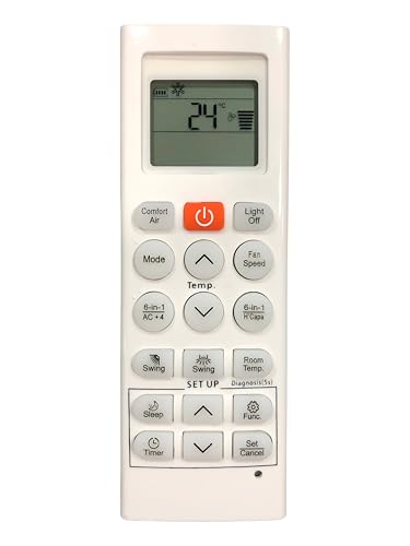 Image of Upix AC Remote No. 36S (6-in-1 VIRAAT Mode), Compatible /Replacement for LG AC Remote Control (Exactly Same Remote Will Only Work)
