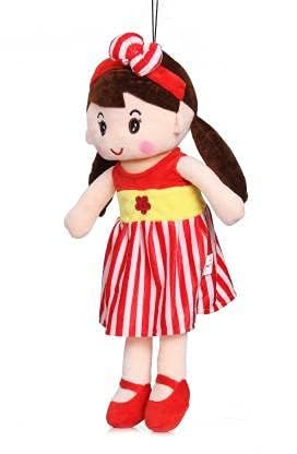 DearJoy Molly Rag Doll - Red, 40cm