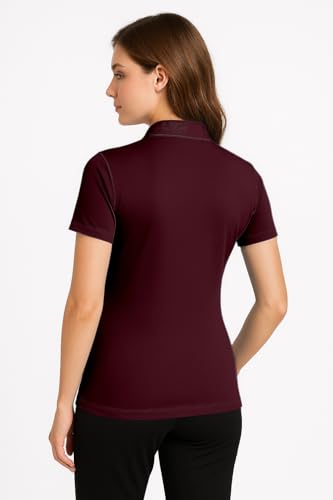Image of Opna Women's Dry-Fit Golf Polo Shirts 3-Button Golf Polo's in 20 Colors XS-3XL Shirt