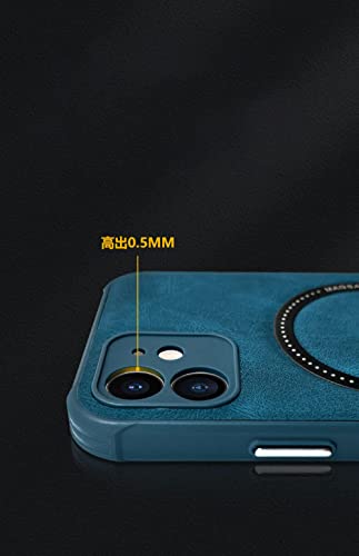 Étui iPhone 13 bleu en cuir PU : le chic pro au quotidien - 4