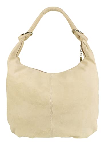 Image of Girly HandBags Womens Hobo Italian Suede Genuine Leather Shoulder Bag