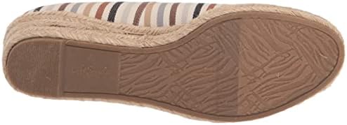 LifeStride Womens Karma Slip-On Espadrille Wedge Grey Multi Stripe 10 M | Image 3