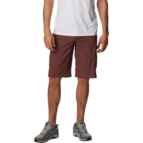 Image of Columbia Men's Regular Fit Shorts (AM4723 Cypress Heather Camo Print 40)