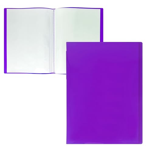 RAYLU PAPER, A4 Folder with Clear Sleeves Made of 100% Biodegradable Polypropylene