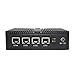 Produktbild HSIPC J4125 Quad Core Firewall Micro Appliance, Mini PC, Nano PC, Router PC with 8G RAM 128G SSD, 4 RJ45 Port COM HDMI AES-NI Compatible with Pfsense OPNsense