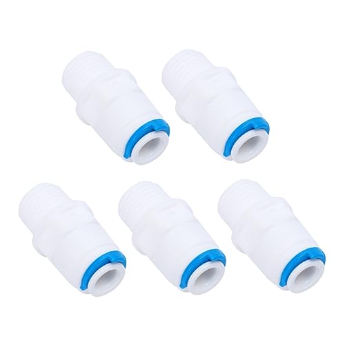 OUNONA 2 Points Connectors Quick Connectors for Water Purifier Straight Fittings Pe Tube