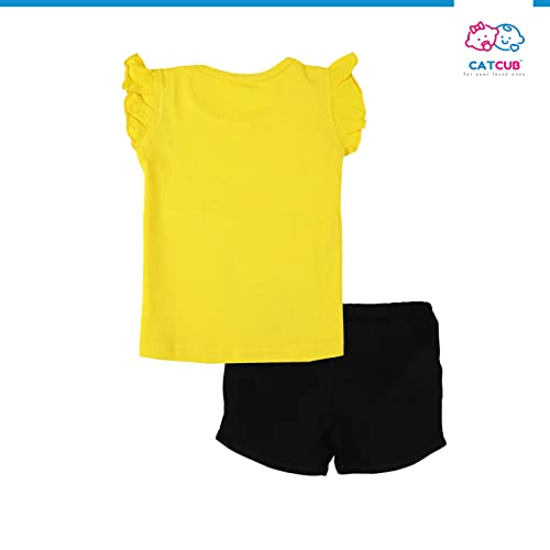 Image of CATCUB Girl's Cotton Top & Shorts /hot Pants