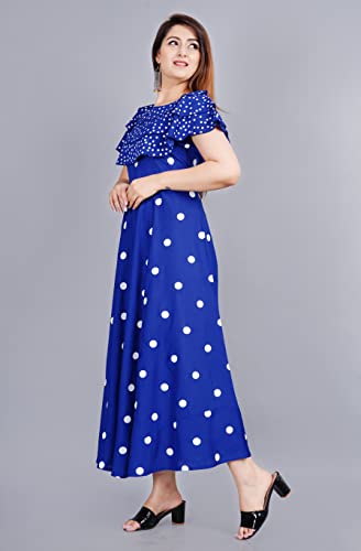 Image of Women's Polka Dot Fit and Flared Royon Dress