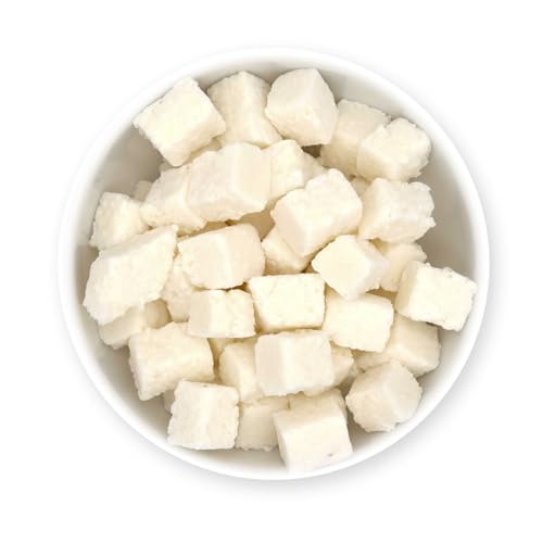 1001 Frucht Kokos Würfel 250 gr kandierte Früchte für Karibik Müsli I Kokosnuss Süßigkeit als Smoothie Bowls Topping I exotische Snacks Knusper Früchte für Obstsalat Desserts und zum Backen