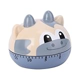 BESPORTBLE Cartoon Countdown Timer Mechanisch 1 Stück Küchentimer ohne Batterie Einfacher Küchen Zeitschalter für Back und Garzeit Zeiterinnerung für Lernen
