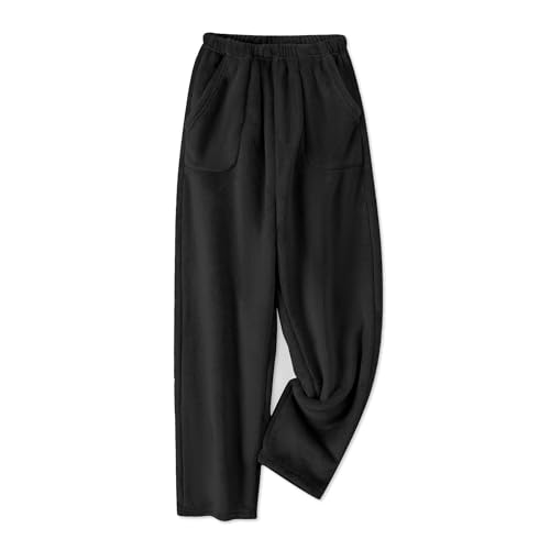 Umeyda Boys Pajama Pants with Pockets Fuzzy Flannel Sleepwear Pajama Bottoms - Main Image