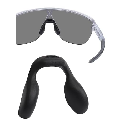 HILEEN Almofadas de nariz de substituição para óculos de sol Oakley Actuator OO9250 OO9430|Corredor OO9428 OO9415|Crosslink Fit OX8136M|OX8142, Preto - Ajuste padrão, 0