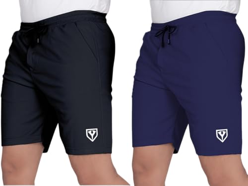 Image of Septem Men's Lycra Blend Shorts with Stylish Design Comfortable & Versatile Active Sports Wear Combo Pack