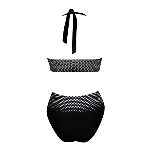 Swimsuit Women Bikini Set Boy Shorts: Swimsuit Women High Waisted Straps Bikini Suit Girls Petite Push-Up Slimming Bathing Suit String Bra With Bottoms Grey-C, Medium #TOP1