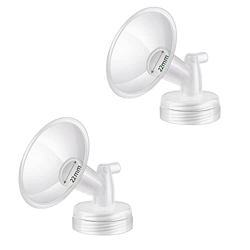 Image of Begical 22mm Flange Compatible with Spectra/Motif Luna/Ameda MYA/Cimilre Breastpumps Replacement to Pump Parts and Flanges/Shields. Compatible with Spectra S1 S2 9 Plus Parts/Accessories