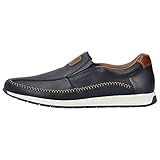 weiche Decksohle Rieker Herren 11962 Slipper, blau, 46 EU