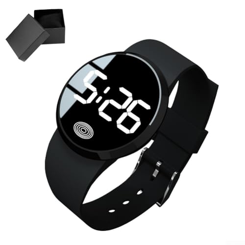 YobiLife Reloj digital LED de pantalla grande, reloj LED casual para hombres y mujeres, estudiantes, pantalla táctil LED grande para negocios y actividades de ocio (negro y blanco) YobiLife Reloj digital LED de pantalla grande, reloj LED casual para hombres y mujeres, estudiantes, pantalla táctil LED grande para negocios y actividades de ocio (negro y blanco)
