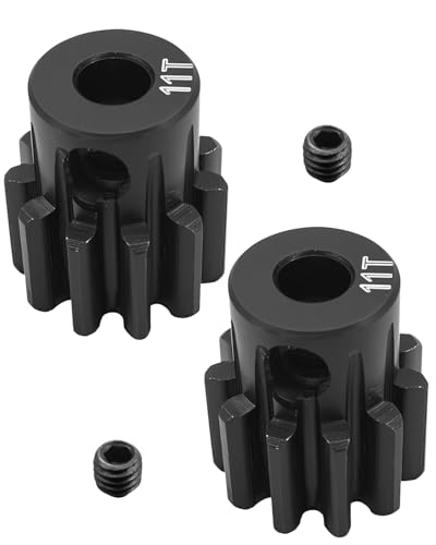 11T Motor Pinion Gear Fit for Traxxas TRX4 TRX-4 TRX-6 RC Crawler Car Slash 4x4, 32P 32-Pitch Pinion Gear Replace 6747, Hardened Steel Upgrade Parts