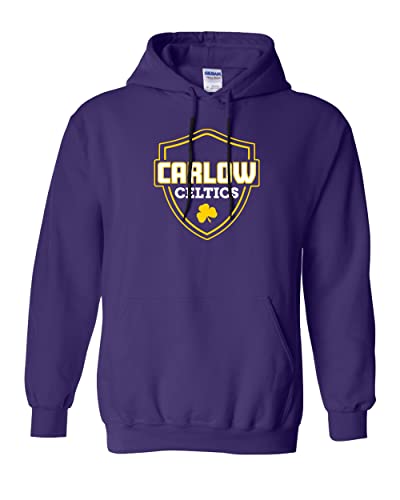 CreateMyTee Carlow University Celtics Logo Unisex Hooded Sweatshirt - Carlow Celtics Apparel