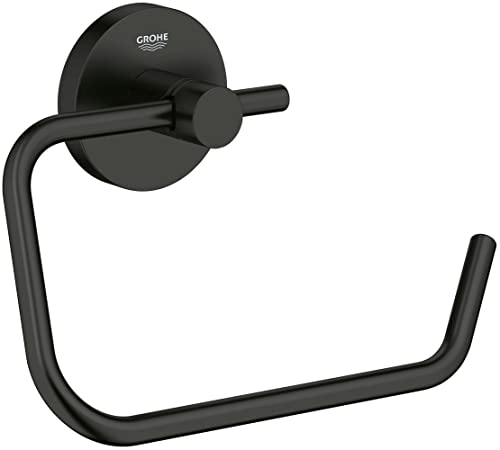 GROHE 40689001 Essentials Wall-Mounted Toilet Paper Holder Starlight Chrome product thumbnail 9