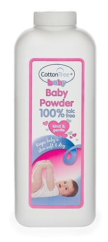Cotton Tree Essential Baby Powder, White, 284 G (Pack of 1)