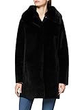 montone donna nero ebay Versatile cappottino lungo con collo staccabile in eco-pelliccia; il capo è reversibile, da un lato in eco-montone, dall'altro in eco-cavallino, quindi perfetto per adattarsi ad ogni vostro outfit invernale; fit regolare, lunghezza 85 cm