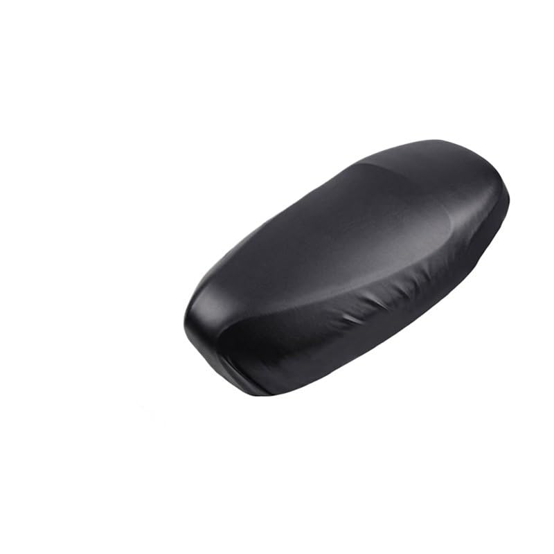 Housse siège moto noir en PU imperméable et velours thermique pour un confort hivernal optimal