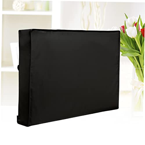 Housse TV extérieur 55-58 pouces étanche noire double couture - 3