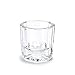 siyuwuro 2Pcs Nail Art Dappen Dish Cups for Acrylic Liquid and Powder Clear Glass Nail Bowl Acrylic Powder Holder Nail Liquid Cup Acrylic Glass Jar Crystal Bowl for Nails
