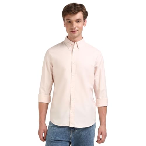 Image of Solid Regular fit Cotton Shirt