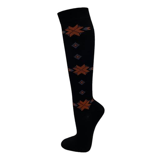 Image of SocksKnee Women Multi-Pack Colorful Variety Design Assorted Activewear Knee-High Stocking Socks, 9-11