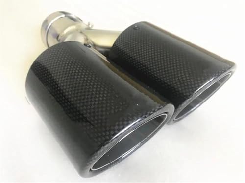 Tuyaux d'échappement de voiture style carbone pour vos trajets de weekend