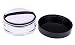 AKOAK Capacity 10 ml(0.33 oz) No Leaks Empty Reusable Plastic Loose Powder Compact Container DIY Makeup Powder Case with Sponge Powder Puff,Elasticated Net Sifter and Threaded Screw Lid