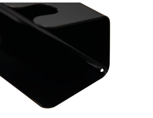 MAUL Stempelträger 22,5x6x6,5 cm | Eleganter Stempelhalter in gerader Ausführung | Platzsparender Büro Organizer für bis zu 6 Stempel | Ideal für Datumstempel und Firmenstempel | Schwarz