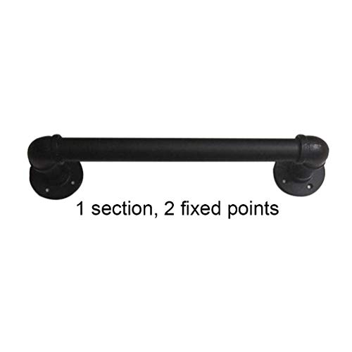 Garde-corps en fer pour escalier avec fixation murale robuste - 5