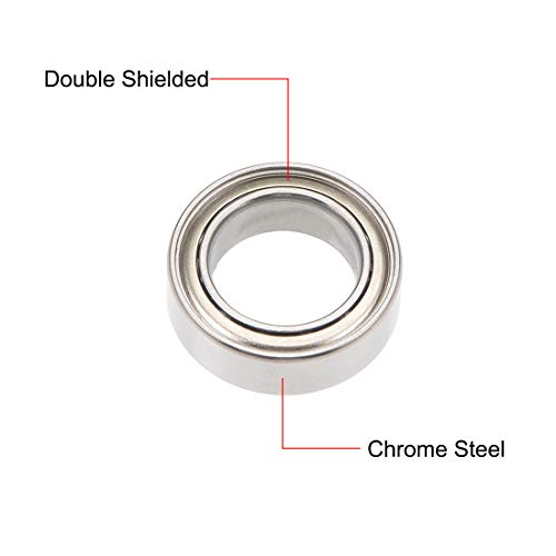 Sourcing map MR63ZZ Cuscinetto Sfere 3x6x2,5 mm