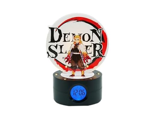 Teknofun - Licencia Oficial Demon Slayer - Teknofun -Despertador Luminoso Rengoku Demon Slayer - 811753 | Ya disponible en tu tienda friki favorita! En mundofriki.es!
