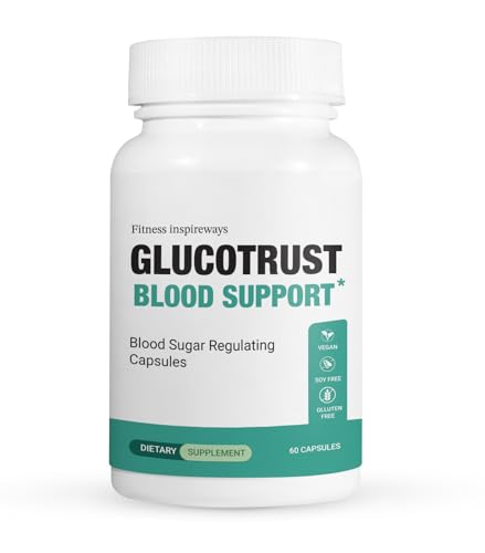 GlucoTrust Advanced Blood Formula Capsules GlucoTrust Bites Supplement Pills - (60 Capsules)