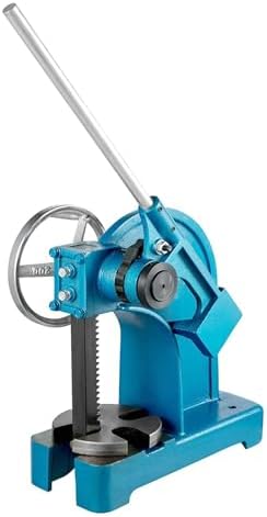 Industrial Ratchet Lever Arbor Press 2 Ton - Max Height 8.4” with Handwheel for Punching, Extruding, Bending, Riveting & Bearing Removal/Installation