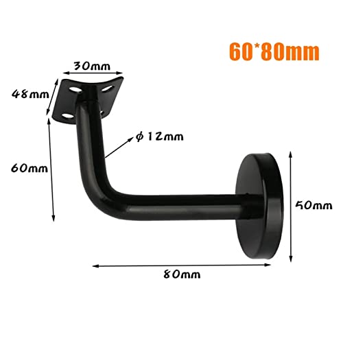 Support de main courante noire pour stabiliser une rampe - 3