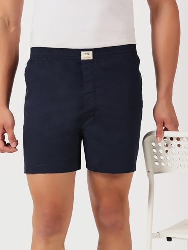 Image of Thomas Scott Men's | Cricket Club | Regular Fit | 100% Cotton | Casual | Woven | Boxer | Shorts | Pack of 3