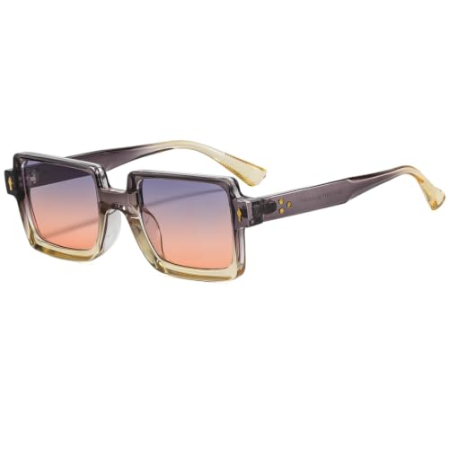 Lunettes de soleil à monture rivetée pour défilé de mode