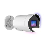 4MP Color VU Bullet PoE IP Camera with Smart VCA, Strobe Light&Audible Warning, Human/Vehicle Detect