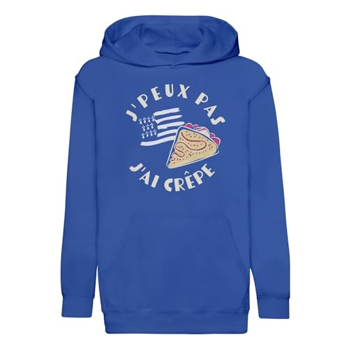 Sweat enfant J'peux pas j'ai crêpe hoodie nourriture terroir breton
