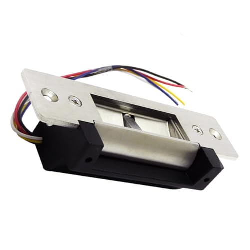 OSALADI Electric Door Strike Heavy Duty Lock with Settings and Wire Signal Feedback Compatible with Standard Lock Ports for Enhanced Security