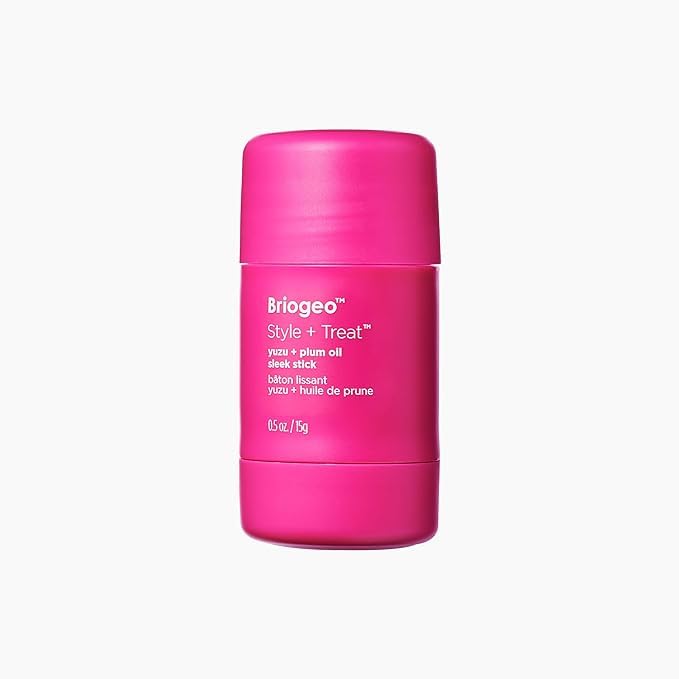 Briogeo Style + Treat™ Yuzu + Plum Oil Hair Styling Sleek Stick, Vegan Wax Hair Stick, Non-Greasy, 15g