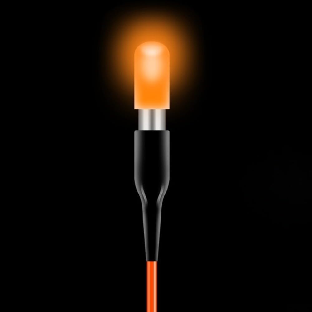 Luz LED flotante de pesca, paquete de 4 unidades para ultra brillante, visibilidad de 50 m, impermeable, brillo nocturno para pescadores (4 unidades de cuatro colores)